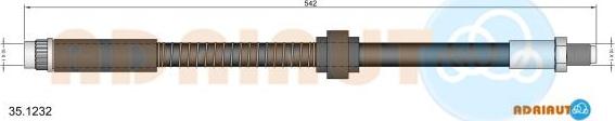 Adriauto 35.1232 - Flessibile del freno www.autoricambit.com