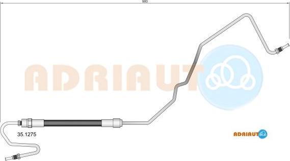 Adriauto 35.1275 - Flessibile del freno www.autoricambit.com