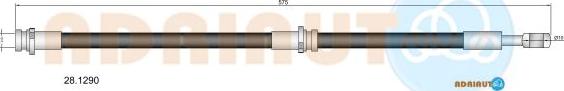 Adriauto 28.1290 - Flessibile del freno www.autoricambit.com