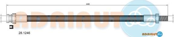 Adriauto 28.1246 - Flessibile frizione www.autoricambit.com