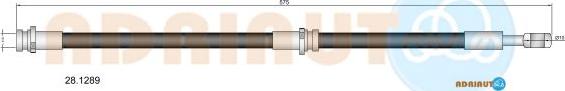 Adriauto 28.1289 - Flessibile del freno www.autoricambit.com