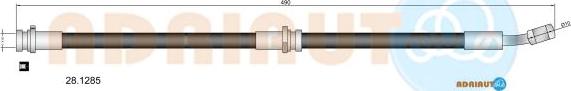 Adriauto 28.1285 - Flessibile del freno www.autoricambit.com