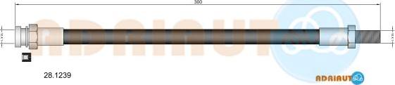 Adriauto 28.1239 - Flessibile del freno www.autoricambit.com