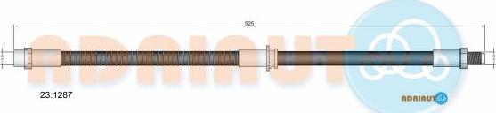 Adriauto 23.1287 - Flessibile del freno www.autoricambit.com