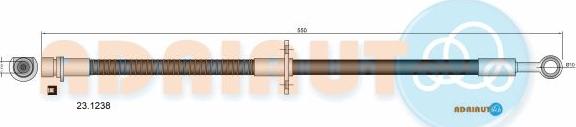 Adriauto 23.1238 - Flessibile del freno www.autoricambit.com