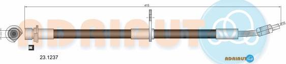 Adriauto 23.1237 - Flessibile del freno www.autoricambit.com