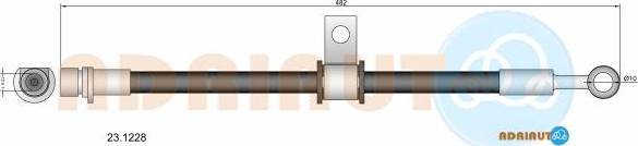 Adriauto 23.1228 - Flessibile del freno www.autoricambit.com