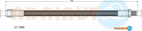 Adriauto 27.1269 - Flessibile del freno www.autoricambit.com