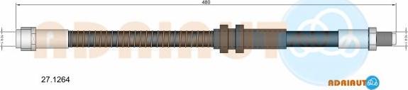 Adriauto 27.1264 - Flessibile del freno www.autoricambit.com