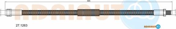 Adriauto 27.1263 - Flessibile del freno www.autoricambit.com