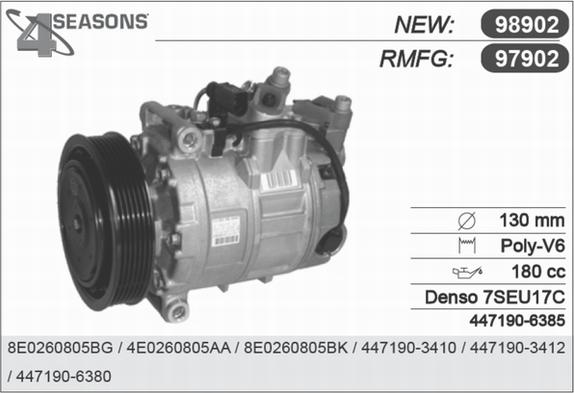 AHE 97902 - Compressore, Climatizzatore www.autoricambit.com