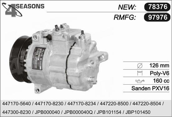 AHE 97976 - Compressore, Climatizzatore www.autoricambit.com