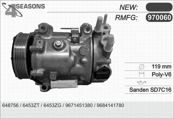 AHE 970060 - Compressore, Climatizzatore www.autoricambit.com