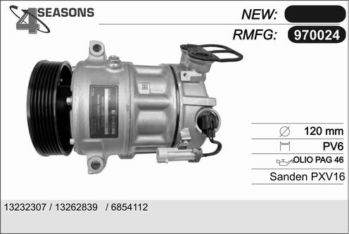 AHE 970024 - Compressore, Climatizzatore www.autoricambit.com