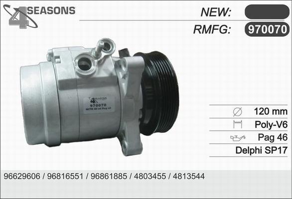 AHE 970070 - Compressore, Climatizzatore www.autoricambit.com