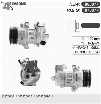 AHE 970077 - Compressore, Climatizzatore www.autoricambit.com