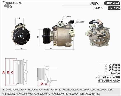 AHE 970126 - Compressore, Climatizzatore www.autoricambit.com