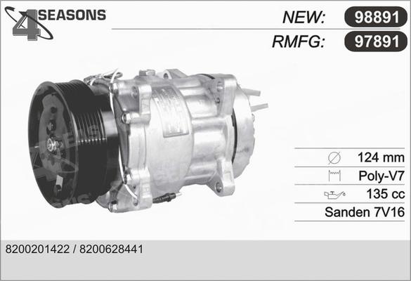 AHE 97891 - Compressore, Climatizzatore www.autoricambit.com