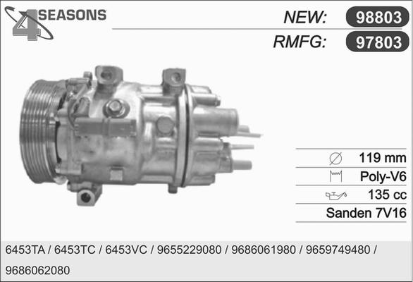 AHE 97803 - Compressore, Climatizzatore www.autoricambit.com