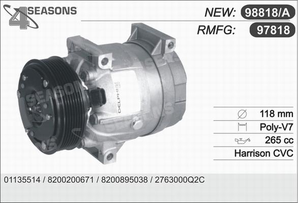 AHE 97818 - Compressore, Climatizzatore www.autoricambit.com