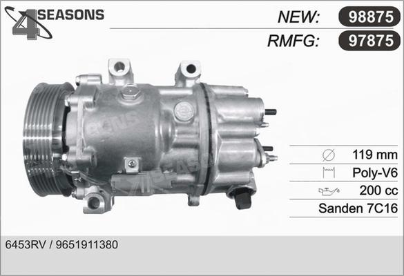 AHE 97875 - Compressore, Climatizzatore www.autoricambit.com