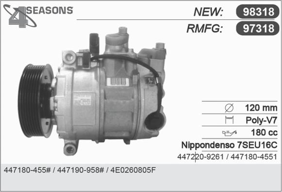 AHE 97318 - Compressore, Climatizzatore www.autoricambit.com