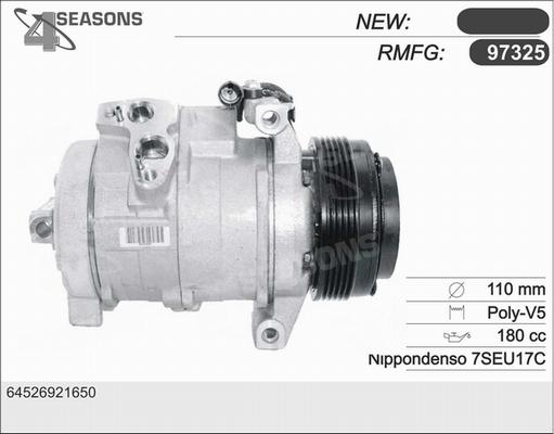 AHE 97325 - Compressore, Climatizzatore www.autoricambit.com