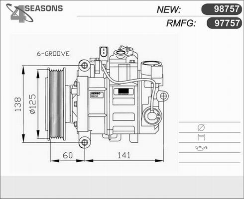 AHE 97757 - Compressore, Climatizzatore www.autoricambit.com