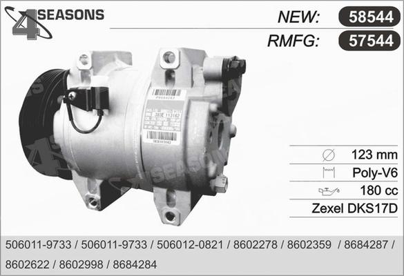 AHE 57544 - Compressore, Climatizzatore www.autoricambit.com