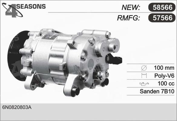 AHE 57566 - Compressore, Climatizzatore www.autoricambit.com