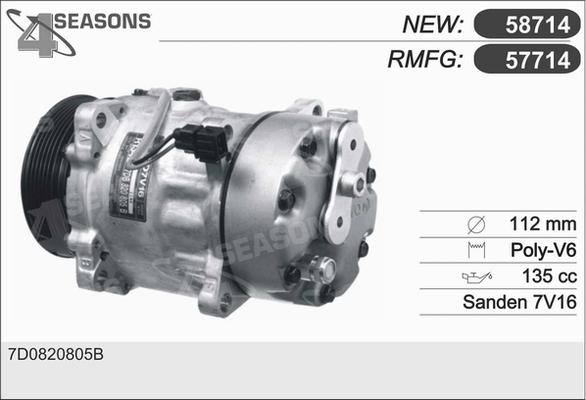 AHE 57714 - Compressore, Climatizzatore www.autoricambit.com