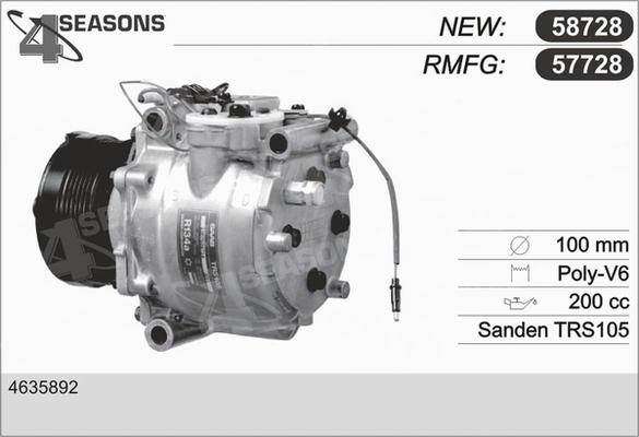 AHE 57728 - Compressore, Climatizzatore www.autoricambit.com