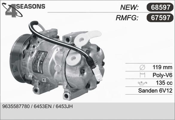 AHE 67597 - Compressore, Climatizzatore www.autoricambit.com