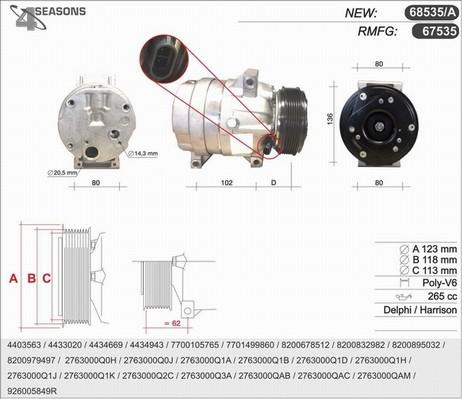 AHE 67535 - Compressore, Climatizzatore www.autoricambit.com