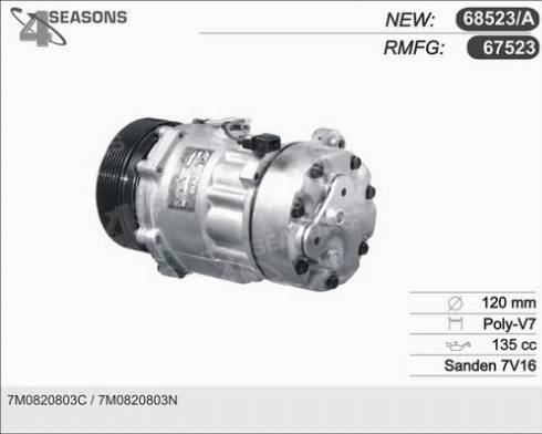 AHE 67523 - Compressore, Climatizzatore www.autoricambit.com