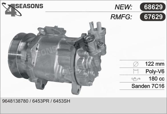 AHE 67629 - Compressore, Climatizzatore www.autoricambit.com