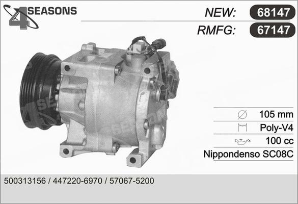 AHE 67147 - Compressore, Climatizzatore www.autoricambit.com