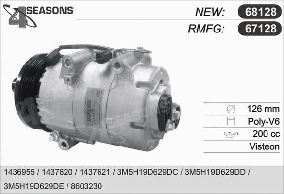 AHE 67128 - Compressore, Climatizzatore www.autoricambit.com