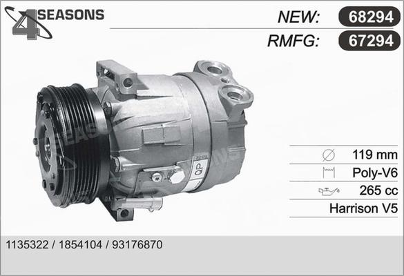 AHE 67294 - Compressore, Climatizzatore www.autoricambit.com