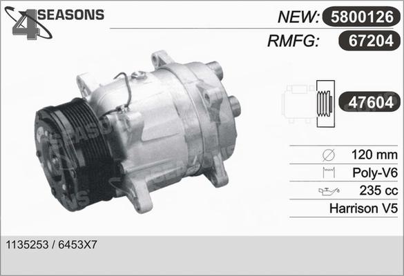 AHE 67204 - Compressore, Climatizzatore www.autoricambit.com