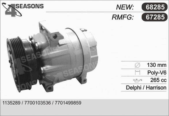 AHE 67285 - Compressore, Climatizzatore www.autoricambit.com