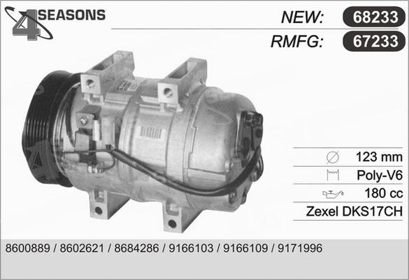 AHE 67233 - Compressore, Climatizzatore www.autoricambit.com