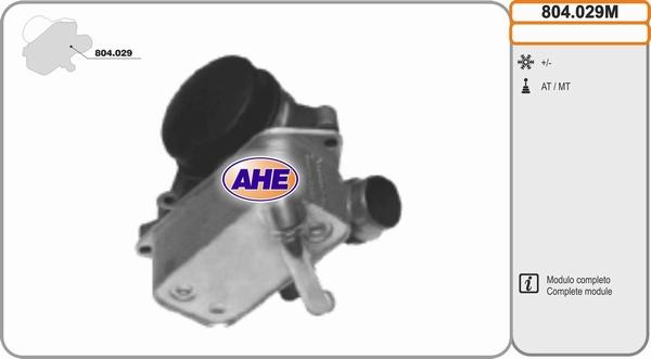 AHE 804.029M - Radiatore olio, Olio motore www.autoricambit.com