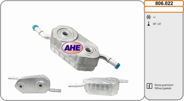 AHE 806.022 - Radiatore olio, Olio motore www.autoricambit.com