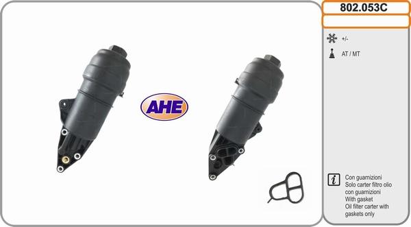 AHE 802.053C - Radiatore olio, Olio motore www.autoricambit.com