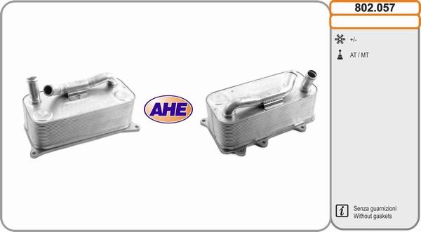 AHE 802.057 - Radiatore olio, Olio motore www.autoricambit.com