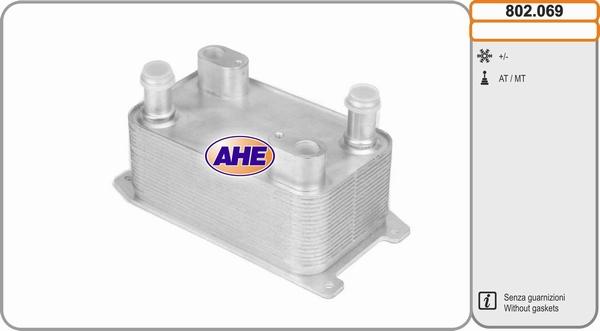 AHE 802.069 - Radiatore olio, Olio motore www.autoricambit.com