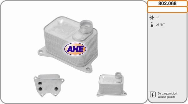 AHE 802.068 - Radiatore olio, Olio motore www.autoricambit.com