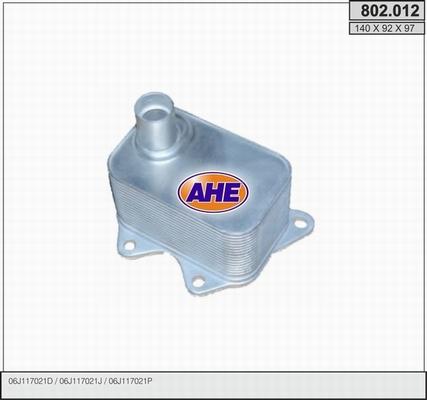 AHE 802.012 - Radiatore olio, Olio motore www.autoricambit.com