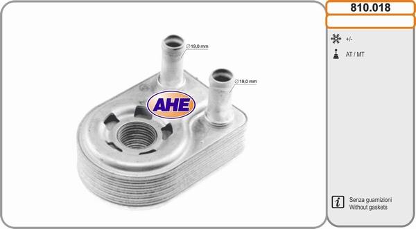 AHE 810.018 - Radiatore olio, Olio motore www.autoricambit.com